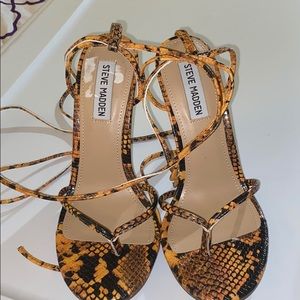 Steven Madden snake skin heels